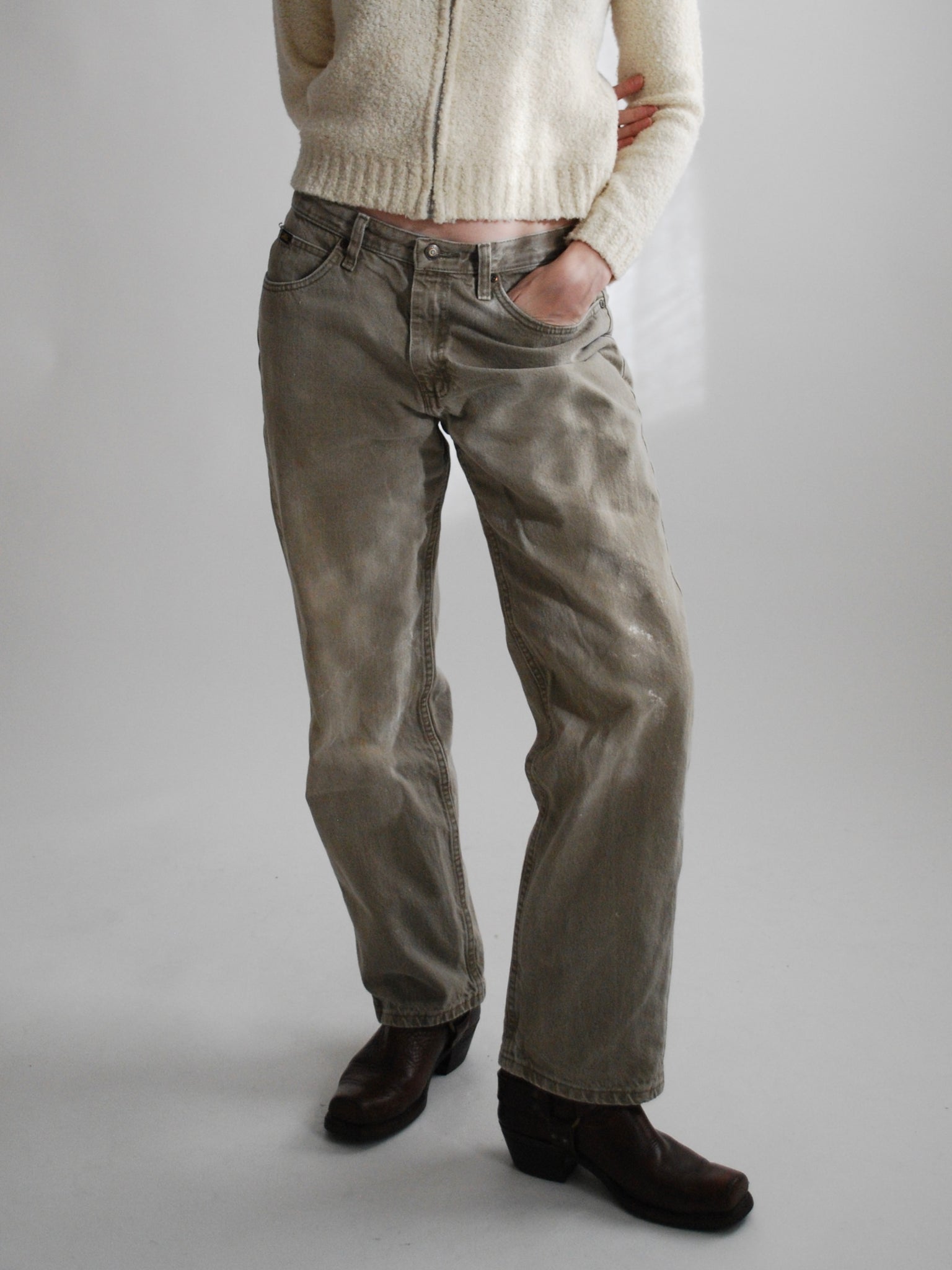 Taupe Lee Jeans