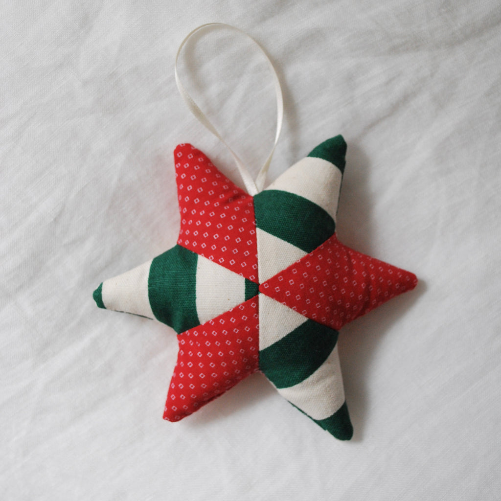 Quilted Star Ornament