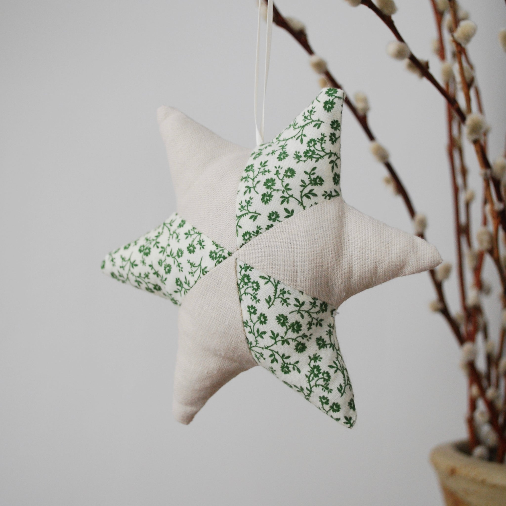 Quilted Star Ornament