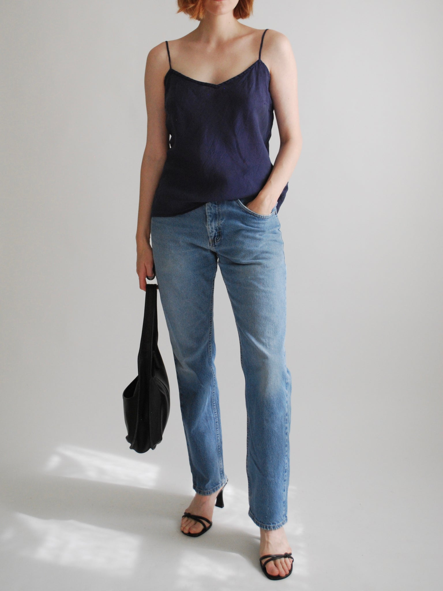 Crinkled Tencel Camisole