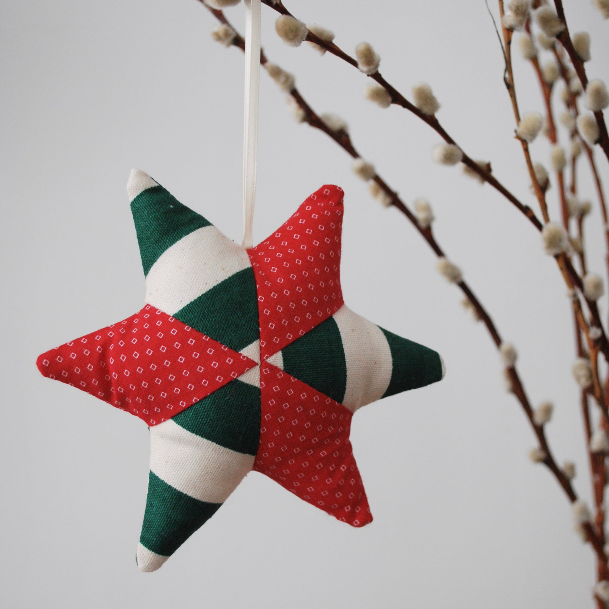 Quilted Star Ornament