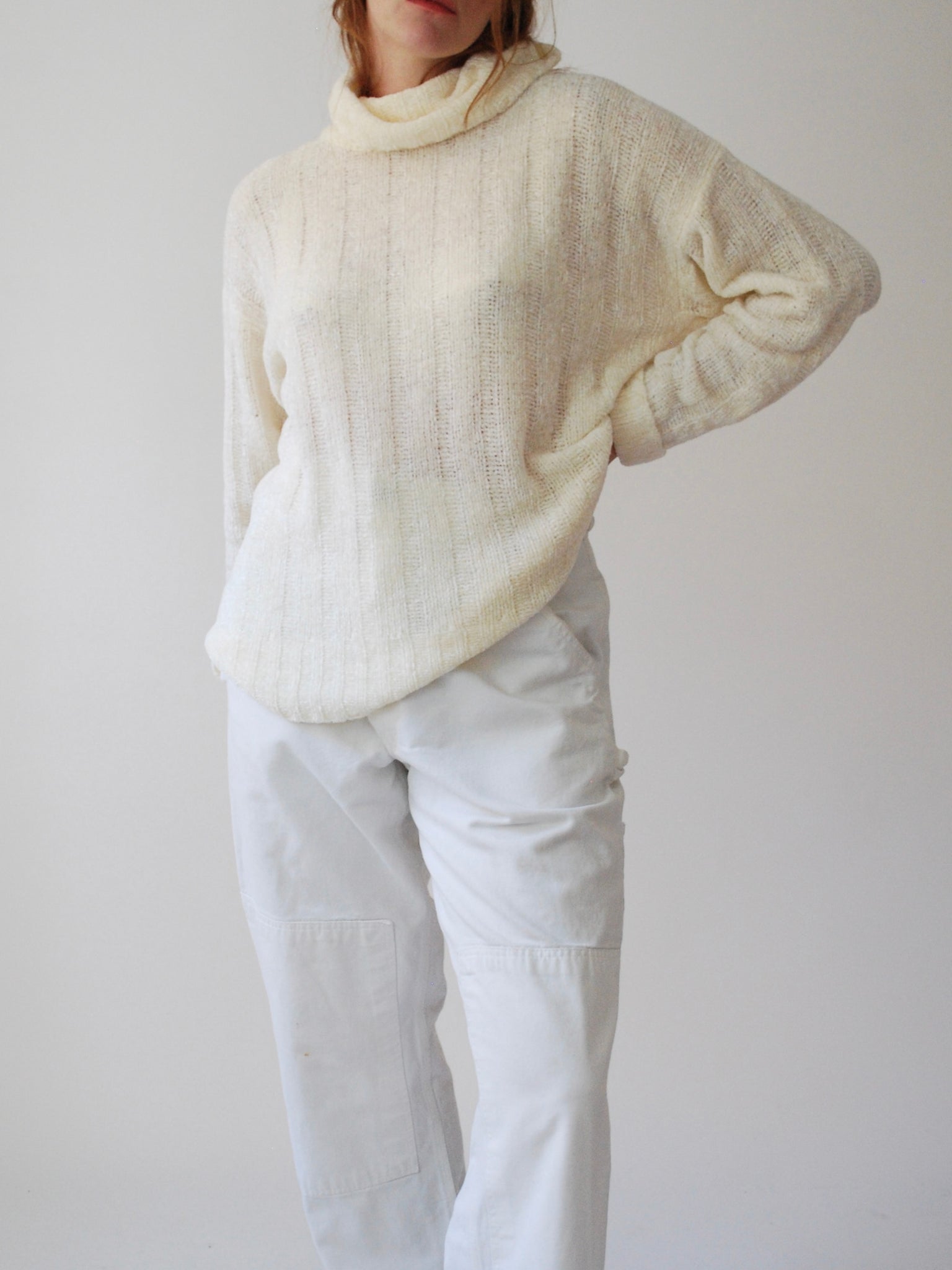 Ivory Chenille Knit
