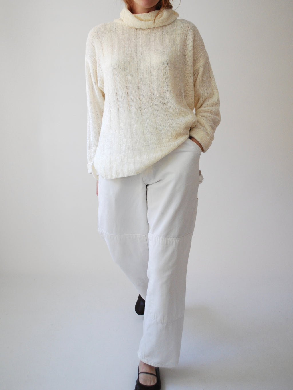 Ivory Chenille Knit