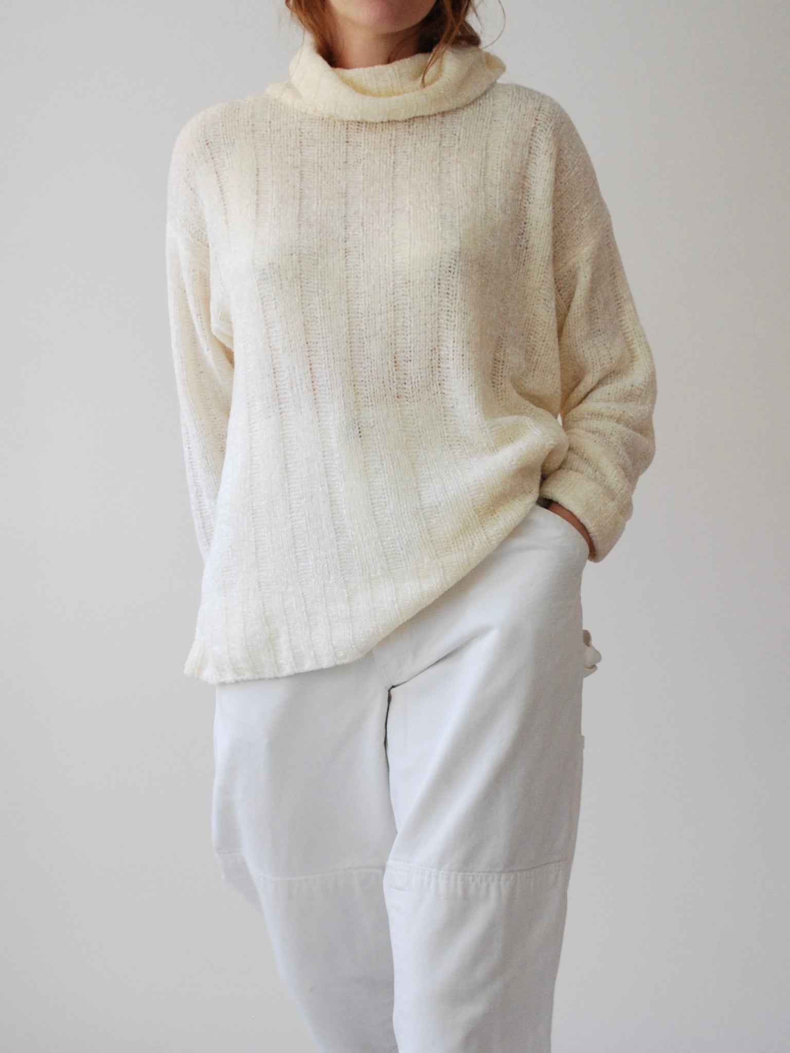 Ivory Chenille Knit