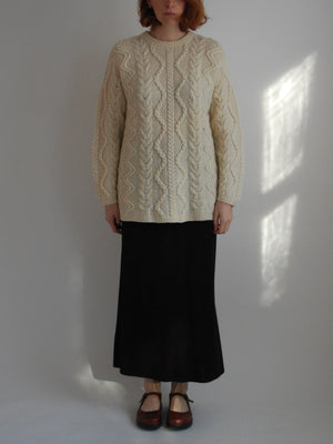 Wool Aran Sweater