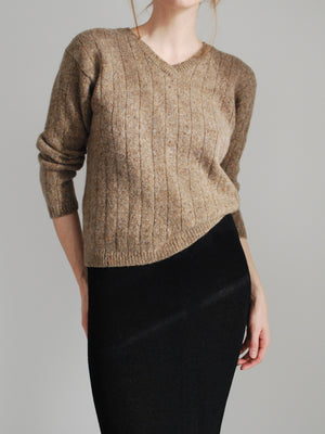 Marled Wool Sweater
